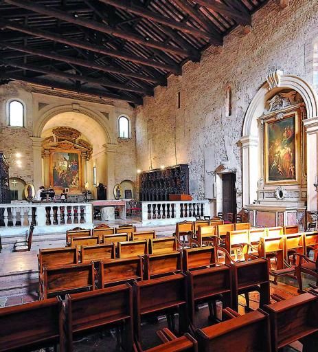 Internal view of the Church of SantElena